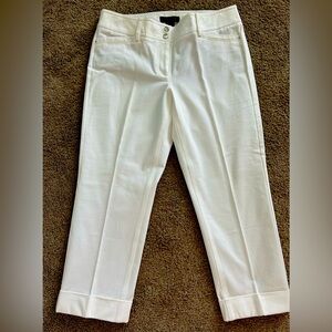 White House Black Market slim crop pants